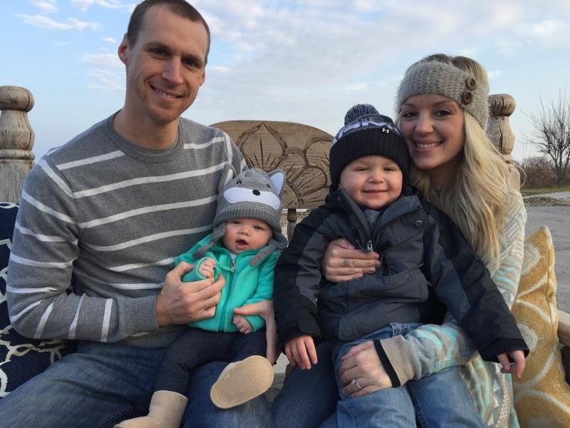 young vet brian and family