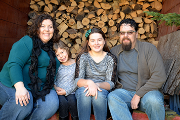 Kief Giblin and family after triple bypass surgery